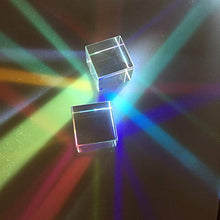 Load image into Gallery viewer, Optical Glass X-Cube Prism RGB Dispersion Prism Physics and Decoration Light Spectrum Educational Model Big Size
