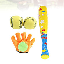 Load image into Gallery viewer, NUOBESTY 4pcs Kids Baseball Set Soft Ball with Bat Glove Baseball Tee Game Training Baseball Set Outdoor Sport Toys for Toddlers Kids (Assorted Color)
