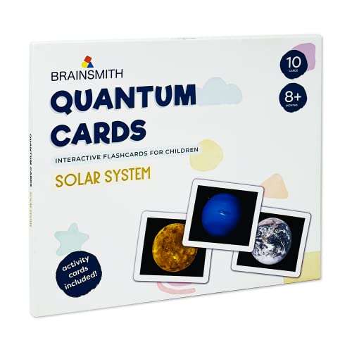 Brainsmith Quantum Cards  Solar System Encyclopaedic Flashcards  Early Learning  Sensory Development - Birthday Gift (for Children from 8 Months and Above  Brain Development)