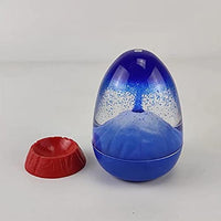 Bingtu Hourglass Accessories-Liquid Water Droplets Enlightenment Game Props That Simulate Volcanic Eruptions Hourglass Sand for Kids, Classroom, Kitchen, Games, Home Office Decoration (Blue)