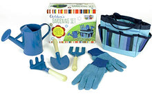 Load image into Gallery viewer, Taylor Toy Children Gardening Tool Set - Gardening Toys for Kids - Outdoor Toys with Bag (Blue)
