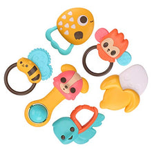 Load image into Gallery viewer, PALA PERRA Baby Rattle, 6PCS Infant Rattle, Newborn Rattle Teething Toys for 3 Months and up Newborn Baby Toddlers Boys Girls Gifts
