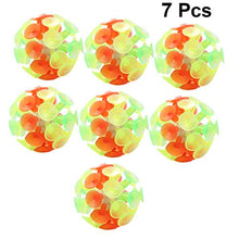Load image into Gallery viewer, NUOBESTY 7pcs Light Up Suction Cup Ball Toy Glow in The Dark Suction Cup Toys Funny Kids Toys Interactive Game Sucker Balls
