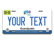 Load image into Gallery viewer, BRGiftShop Personalized Custom Name Mexico Guanajuato 6x12 inches Vehicle Car License Plate
