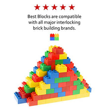 Load image into Gallery viewer, Best Blocks Big Blocks Set - Classic Colors, 108 Pieces Set - Large Building Blocks for Ages 3 and Up, Compatible with All Major Brands
