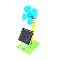 BARMI DIY Solar Powered Electric Fan Physics Circuit Experiment Kit Education Kids Toy,Perfect Child Intellectual Toy Gift Set
