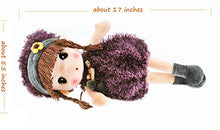 Load image into Gallery viewer, HWD Kawaii 17 inch Stuffed Plush Girl Toy Doll . Good Gift for Kids Baby Lover.(Purple)
