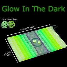 Load image into Gallery viewer, Zayedo Pop Game with Dice - Jumbo Big Size Glow in The Dark Popit Fidget Toy
