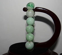 Load image into Gallery viewer, 0.6&quot; China Certified Nature Hisui Jadeite Jade Grade A Round Pearls Bangle Bracelet
