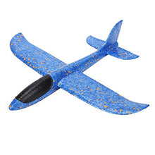 Load image into Gallery viewer, Tbest Glider Catapult Airplane, 2 Pcs EPP Throwing Glider Catapult Airplane Throw and Return Stunt Version Children Educational Toy(Blue dot Single Hole Stunt) Other Children&#39;s Outdoor Toys Products
