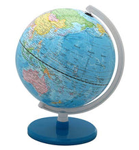 Load image into Gallery viewer, Cousteau World Globe by J. Thomas, 8&quot; Diameter, Blue Base
