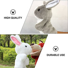 Load image into Gallery viewer, TOYANDONA 4Pcs Bunny Rabbit Hand Puppet Plush Animal Hand Puppets Kids Soft Stuffed Animals Toy Christmas Stocking Stuffer Parents Toddler Interactive Toys
