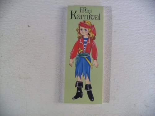 Vintage Mini Karnival Paper Doll & Costumes Book Geepap Finland #269
