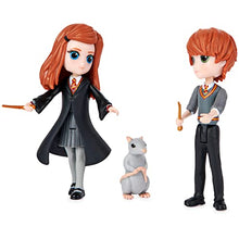 Load image into Gallery viewer, Wizarding World Harry Potter, Magical Minis Ron and Ginny Weasley Friendship Set with 2 Creatures, Kids Toys for Ages 5 and up
