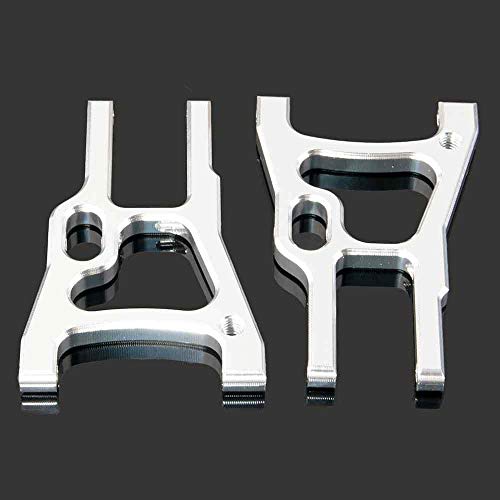 Toyoutdoorparts RC 02161 Silver Aluminum Front Lower Arm Fit Redcat 1:10 Lightning STK On-Road Car