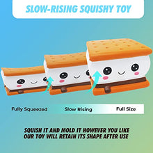 Load image into Gallery viewer, Serenilite Slow Rising Scented Squishy Toy - Cute and Cuddly Toys for Squeezing &amp; Stress Relief - 1 Piece (Smore and Waffle)
