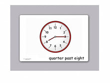 Load image into Gallery viewer, Yo-Yee Flash Cards - Telling Time and Clock Reading Picture Cards for Toddlers, Kids, Children and Adults - Including Teaching Activities and Game Ideas
