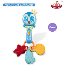 Load image into Gallery viewer, Kidian Baby Rattle - Shake and Jam Rattle - Baby Rattle and Teether Toy, Infant Rattle for 6 Months and Up by Flybar (Penguin)
