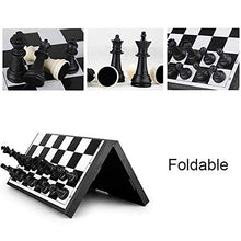 Load image into Gallery viewer, ZLQBHJ 11 Inches Magnetic Travel Chess Set with Folding Chess Board Storage Box for Pieces - for Beginner,Kids and Adults (Size : 28.529.5cm)
