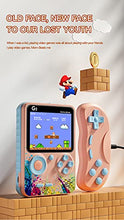 Load image into Gallery viewer, MiRUSI G5 Retro 3 inch Handheld Game Console Built-in 500 Classical FC Games Support for Connecting TV &amp; Two Players (Green)
