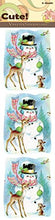 Load image into Gallery viewer, &quot;Cute!&quot; Snowman with Deer Stickers
