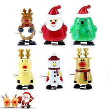 Load image into Gallery viewer, NUOBESTY Christmas Clockwork Toy Funny Wind up Toys for Christmas Party Goodies Bag Filler, 6 Pieces
