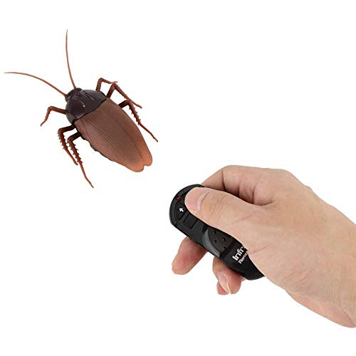 Junluck Joke Toy, Tricky Toy, Highly Simulated Realistic Black Plastic 5.5 x 3.5 x 1.4 inches Adult Gift for Birthday Party for Party(Cockroach)