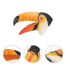 Load image into Gallery viewer, Toyvian Animal Hand Puppet Toucan Soft Rubber Telling Puppet Role Playing Toys Accessories Birthday Party Favor Supplies
