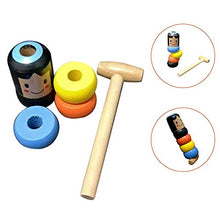 Load image into Gallery viewer, SAINGACE Little Wooden Man Who Can&#39;t Beat Interesting Magic Toy,Funny Wooden Man Magic Toy,Unbreakable Wooden Man Magic Toy Stage Magic Props, Funny Toy for Kids (6 PCS)
