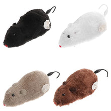 Load image into Gallery viewer, NUOBESTY 4Pcs Wind Up Racing Mice, Realistic Mini Furry Rats for Halloween Decoration, Prank Mouse Play Toys for Kids Children Adults
