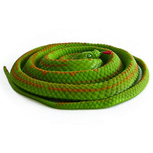 Load image into Gallery viewer, Stretchy Rubber Snake - Squishy Soft Elastic - Easy Camouflage - Prank Toy Scary Lifelike Animal Model - 134 cm / 4.4 Feet
