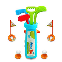 YAPASPT Kids Golf Toy Set - Toddler Golf Ball Game Play Set, Sports Toys Gift for Boys Girls 3 4 5 6 7 Year Old