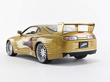 Load image into Gallery viewer, Jada 2 Fast 2 Furious Slap Jack&#39;s Toyota Supra Die-Cast Collectible Toy Vehicle Car, Gold with Decals, 1: 24 Scale, Copper
