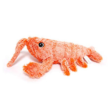 Load image into Gallery viewer, Jumping Shrimp Electric Simulation Pet Children&#39;s Toy,Lobster Pillow,Waterproof, Toy Shrimp,Education Toy (Yellow)
