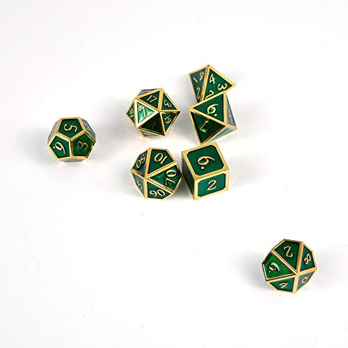 Unique d&d dice-DND dice-Metal dice / MTG dice / Set of dice / Rainbow dice / Dungeons and Dragons / Pathfinder dice D4 D6 D8 D10 D12 D20