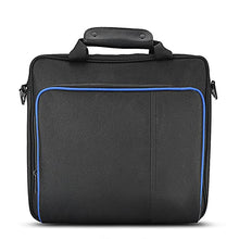 Load image into Gallery viewer, Lazmin112 Portable Handbag,Strong and Durable Travel Storage Bag Adjustable Shoulder Strap Bag Waterproof,Equipment Parts Management,for PS4,for Outdoor Travel,Black
