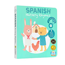 Load image into Gallery viewer, Spanish Books for Toddlers 1-3 | Nursery Rhymes Book for Infants and Babies | Spanish Learning for Kids | Bilingual Toys | Music Books with Sound | Las Ruedas del Autobs Sound Book en Espaol
