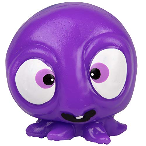 Hog Wild Sticky Octopus - Squishy Toy Splats and Sticks to Flat Surfaces - Fidget Stress Ball - Age 4+