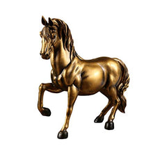Load image into Gallery viewer, Jiji Piggy Bank Piggy Bank Saving Box Cute Simulation Horse Animals Piggy Bank Colophony Crafts Cartoon Home Decorations Collectible Kids Gift Toy Money Box (Color : Bronze)
