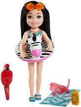 Load image into Gallery viewer, Barbie and Chelsea The Lost Birthday Playset with Chelsea Doll (Brunette, 6-in), Jungle Pet, Floatie and Accessories, Gift for 3 to 7 Year Olds

