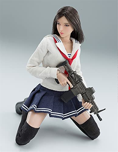 HiPlay 1/12 Scale Female Action Figure Set- Campus Gun Girl, Head+