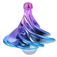 VELIHOME Novelty Spinning Tops Gyro Desktop Decompression Toys Spin Top Wind Gyro Portable Wind Blow Turn Gyro