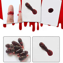 Load image into Gallery viewer, Happyyami 30pcs Fake Blood Pill Vampire Capsules Horror Funny Trick Toys for Halloween Fancy Dress Joke Party Trick Favors
