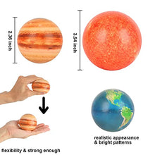 Load image into Gallery viewer, Solar System Stress Ball for Kids and Adult 10 Piece, with mesh Storing Bag, Anti Stress Solar Planets Balls (Planet Balls)
