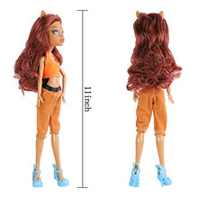Load image into Gallery viewer, ONEST 5 Sets 11 Inch Monster Girl Dolls Include 5 Pieces Girl Monster Dolls, 5 Pieces Handmade Doll Clothes, 5 Pairs of Doll Shoes
