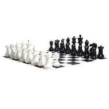Load image into Gallery viewer, MegaChess Large Chess Set - 16 inch King, with Large Checkers Set and Large Plastic Chess Board
