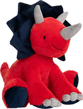 Load image into Gallery viewer, GUND Carson Triceratops Dinosaur Plush Stuffed Animal, Red and Blue, 12&quot;
