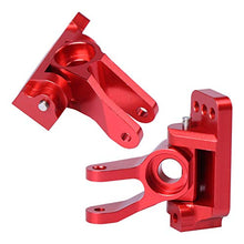 Load image into Gallery viewer, Aluminum Caster Block &amp; Front Steering Block &amp; Rear Stub Axle Carriers for Traxxas 1/10 2WD Slash Stampede, Upgrade 3632 3736 3752, Red
