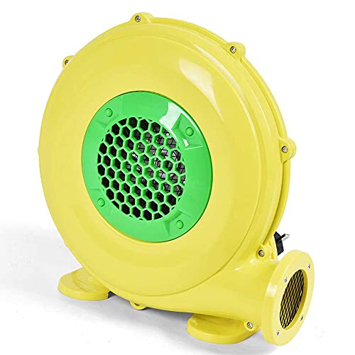NWB Electric Air Blower Pump Fan,680W Commercial Inflatable Bouncer Blower-Convenient to Carry,for Inflatable Bounce House Jumper Bouncy Castle and Slides(Yellow)