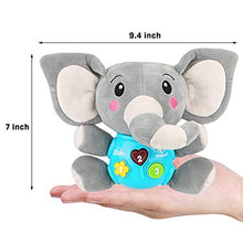 Load image into Gallery viewer, Aitbay Plush Elephant Music Baby Toys 0 3 6 9 12 Months, Cute Stuffed Aminal Light Up Baby Toys Newborn Baby Musical Toys for Infant Babies Boys &amp; Girls Toddlers 0 to 36 Months
